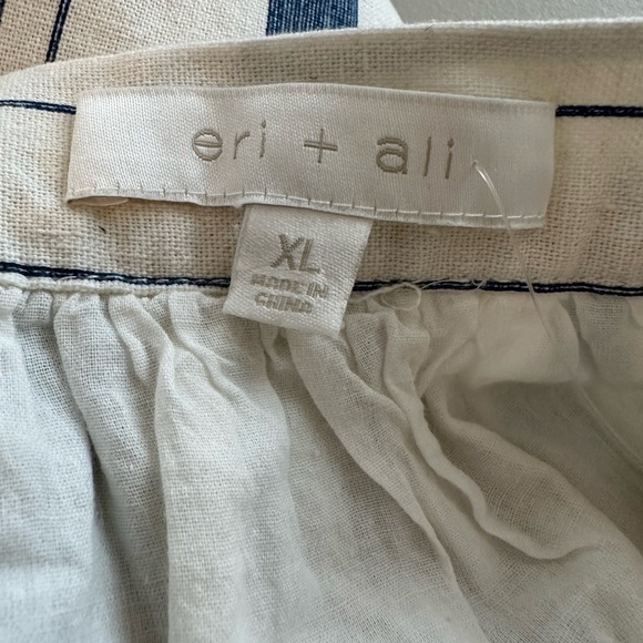 Anthropologie Eri + Ali About Town Striped Skirt Size XL NWT - Picture 3 of 11